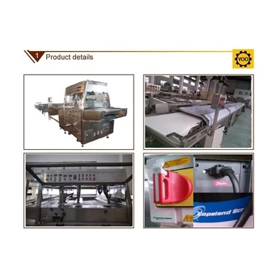 Hot sale wafer and biscuit applied wafer chocolate coating machines in China
