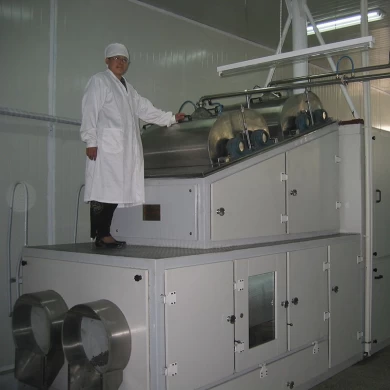 Equipamento de moldagem de feijão com chocolate, equipamento para fabricação de feijão e chocolate