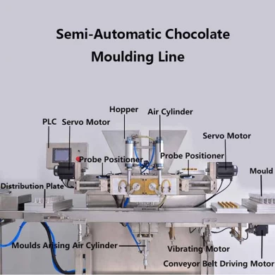 चॉकलेट मशीन निर्माताओं, चॉकलेट कारखाने मशीनों चीन