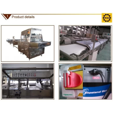 cooling tunnels for chocolate enrobing, automatic chocolate making machine