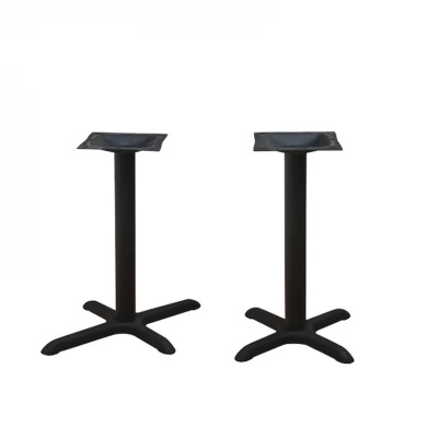 Black Four Legs Table  Base Cast Iron Metal Table Legs