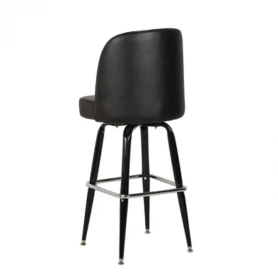 Metal Restaurant Dining Barstool with Swivel Bucket Seat Manufacturer
