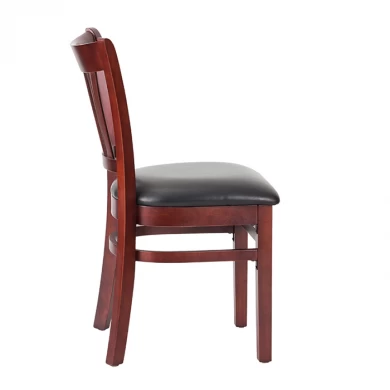 Modern Vertical Slat Wood Dining Chair Manufacturer