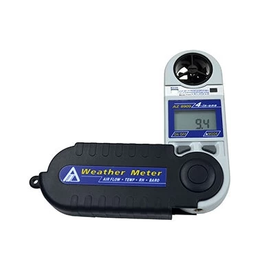 8909 4 in 1 Mini Air Flow Anemometer And Barometric Pressure Meter