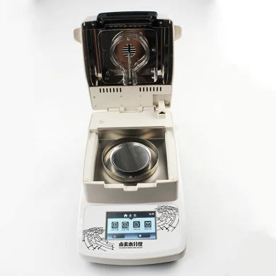 DHS-20a digitale halogeen vochtmeter, tabel halogeen Moicture meter