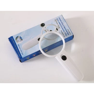 MG6B-4 Handheld magnifier with led light,illuminated magnifier,lighted magnifier,magnifying glasses,LED magnifier