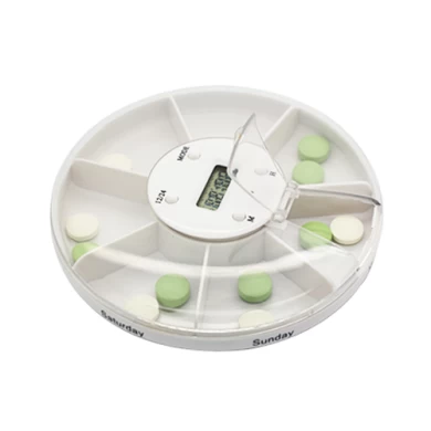 TX2092B 7-Compartments Pill Box with Time&Alarm