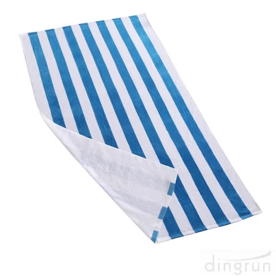 100％棉小屋条纹沙滩泳池毛巾