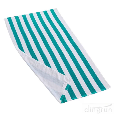 100％棉小屋条纹沙滩泳池毛巾
