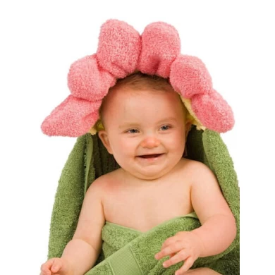 100% cotton children hooded towel