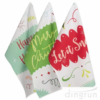 Christmas Holiday Dish Towels Kitchen Towels Hand Towels For Home Gift
