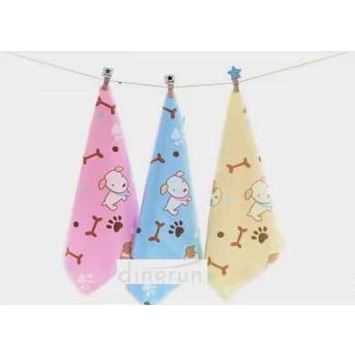 Kids Custom Thicken Microfiber Towels Quick Dry With Dog design 60*120cm