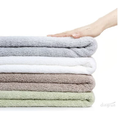 large personalized luxury light color  bath towel