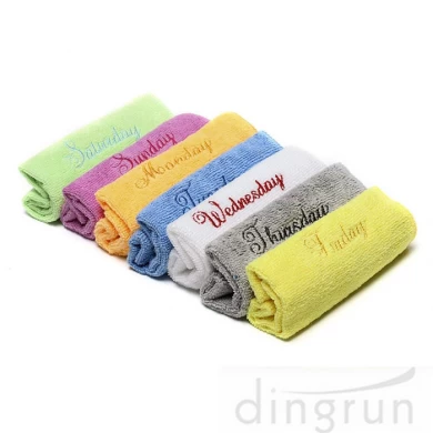 Microfiber Face Towels Washcloths Soft  Fast Drying Cleaning Towel