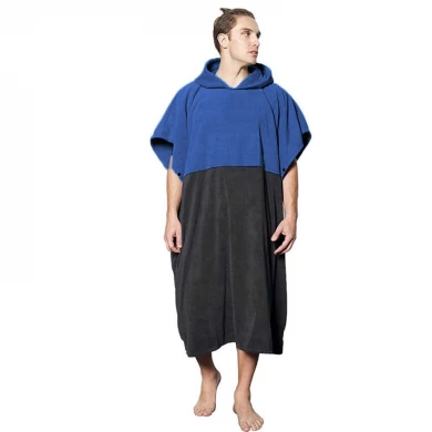 Microfiber Or Cotton Customized Beach Changing Robe Surf Poncho Towel Custom Changing Towel