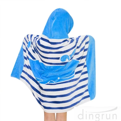Softest Quick Dry Kids Hooded poncho towel