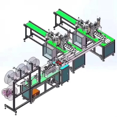 2020 Dession New high speed face mask making machine and packing machine manufacturer