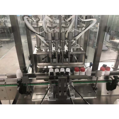 الصين التلقائي لزج السائل صلصة الفلفل الحار زجاجة ملء آلة السد الصانع