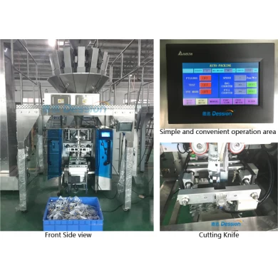 Alta precisión plástico Plug automático pesaje máquina de envasado precio con servo actuador