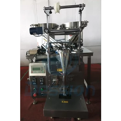 Nut bolt screw nail counting packing machine with counting system