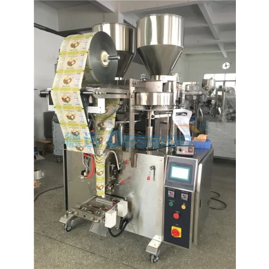 Rice and Wheat Mixed Material Plastic 4 Sides Packing  Machine with 2 Cups Measurement