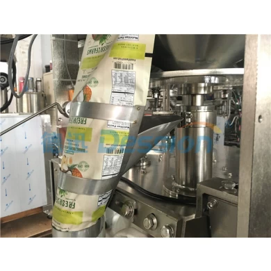 Rice and Wheat Mixed Material Plastic 4 Sides Packing  Machine with 2 Cups Measurement