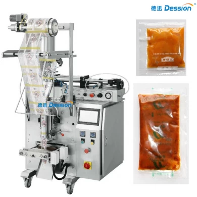 Small Instant Noodles Sauce Packaging Machine Price With 25L Tank