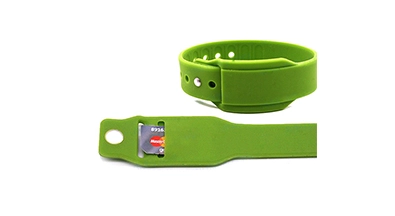 ミニRFIDタグをシリコンリストバンドに挿入する方法