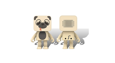 Perro cubo bailando altavoz NSP-228A