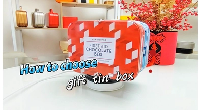 ハンドル付きチョコレートギフトボックス
