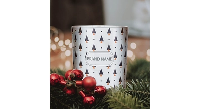 حامل شمعة Cupwind بخاخات ملونة