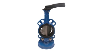 Butterfly valve with gearbox and handwheel
