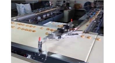 Et muffins otomatik paketleme hattı