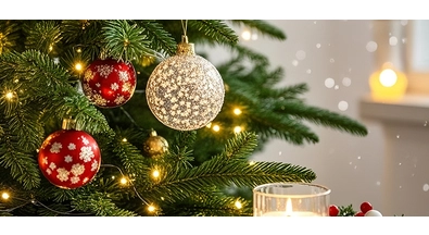 Kerstballen Bal Krans