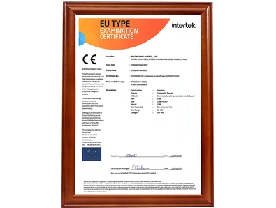 CERTIFICATE SHOWS