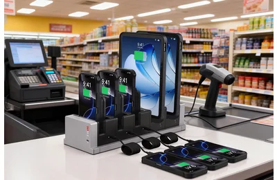 适用于零售和 POS 环境的平板电脑充电站