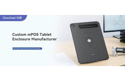Custom mPOS Tablet Enclosure Manufacturer for iPad POS Cases and Card Reader Holder Solutions