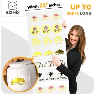 GIZMIX UV DTF A & B Transfer Films – Gold