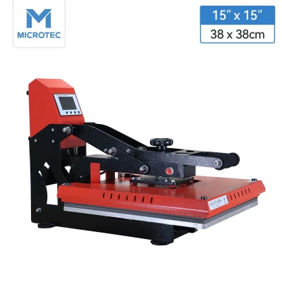 TC Auto Open Heat Press Machine with Detachable Electric Box – 15x15 Inch (38x38cm) Digital Heat Transfer Press for Sublimation & T-Shirt Printing - COPY - eorcap