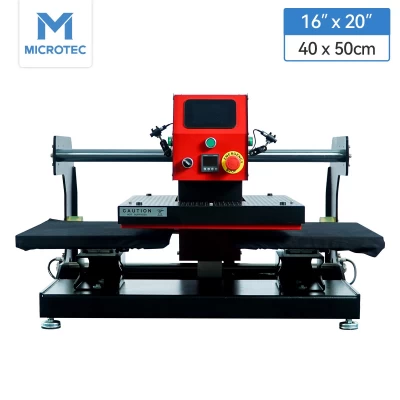 XPDS‑20B Fully Automatic Dual Station Heat Press – 16″×20″ (40 × 50 cm)