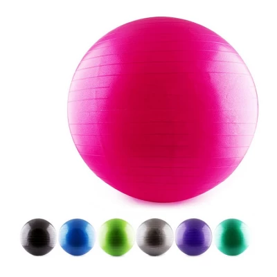 Logo personnalisé en gros 55 cm ballon de yoga coloré de haute qualité gym fitness cloud