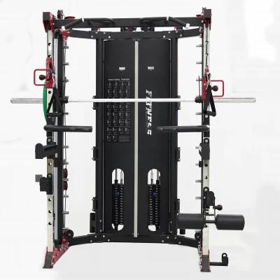 Commercial multifunctional fitness equipment smith rack