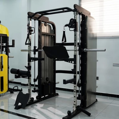 Fitness Equipment Commercial Rack Smith Machine 3D Cage Heavy Duty Multifunctional Tool Wall Mount Quality Squat