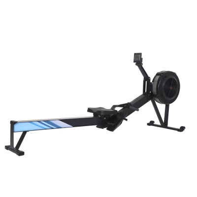 Fitness strength training air rower machine