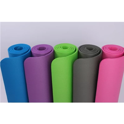 China oefenen fitness hoge dichtheid NBR Yoga mat leverancier