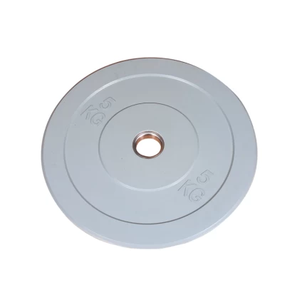 China rubber bumper plate gym fitness equipment weight plate color rubber coated