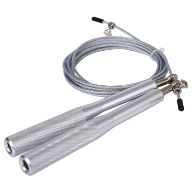 Colorful body building steel wire jump rope