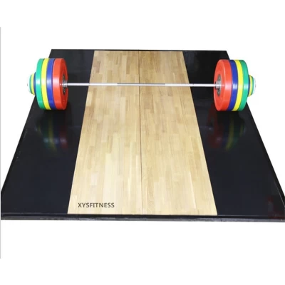 heavy duty strength training gym use weightlifting platform