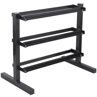 Hot Sale Custom 3 Tier Hex Dumbbell Rack