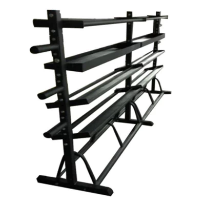 10 pcs barbell bar display rack